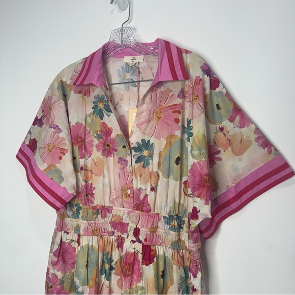 NWT Anthropologie Entro “Violet & Vanilla” Floral Tiered Maxi Dress Plus Size 1X - Picture 2 of 12